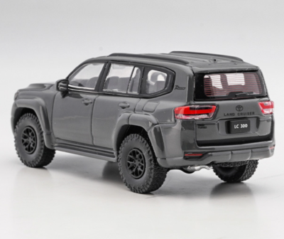 【新品・未開封】1/64 ランドクルーザー ミニカー3台セット MASDI Masdi 1:64 Gray Black LC300 Land Cruiser ORV SUV Sports