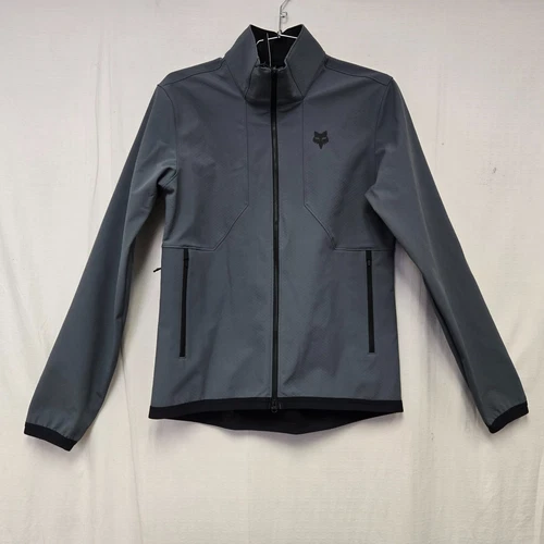Fox Racing Mens Ranger Mountain Bike Cycling Fire Jacket Gray Graphite SAMPLE