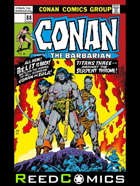 CONAN THE BARBARIAN THE ORIGINAL COMICS OMNIBUS VOLUME 4 HARDCOVER BUSCEMA COVER