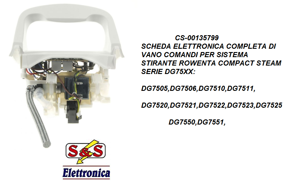 Rowenta DG7644 Compact Steam Pro Ferro da stiro con caldaia potenza 2200 Watt capacità 1,1 litri