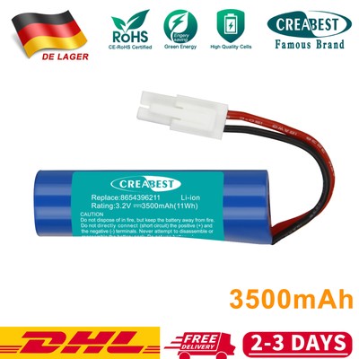 3.7V 3500mAh Lithium Batterie Fit für Vileda Quick & Clean VI409842 8654396211