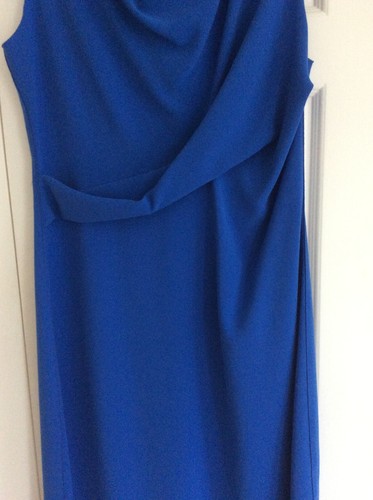 ELIE TEHARI DRESS - SIZE 14 - COLBALT BLUE - EXCELLENT CONDITION - Picture 6 of 7