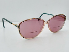 Vintage Silhouette M1838 Brown Green Oval Sunglasses Austria FRAMES ONLY