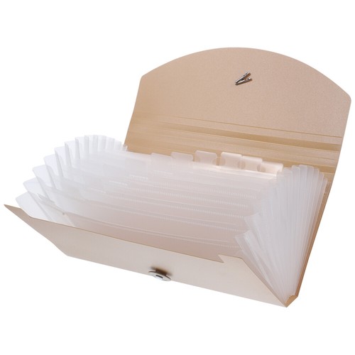 Expandable Folder Organizer A4 Document Wallet Accordion File Box Bill Folder