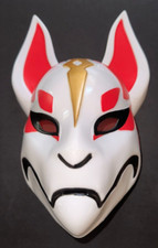 Fortnite Drift Fox Mask hard Plastic Face Mask Cosplay Epic Game Halloween
