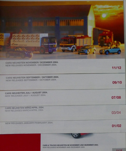 herpa cars&trucks news&collection 6 catálogos finos H-25310 | Zustand: Akzeptabel