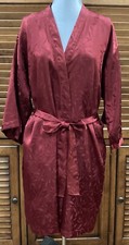 Lovely SOPHIA BY DELICATES Women's M Floral Satin Peignior NightGown/Robe Set