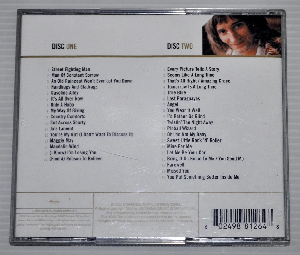 Philippines ROD STEWART Gold 2 CD Set Mercury Records Foto 2 de 4