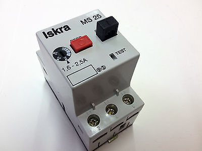 Iskra MS25-1 0.63 Amp to 1.0 Amp Motor Protection Switch