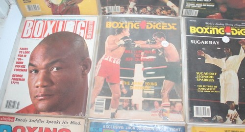 Vtg Lot Boxing Magazines 1970-89 Digest, Illustrated, Today Ali Foreman Frazier - Picture 6 of 15