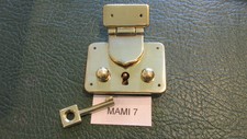 DeLuxe LATCH mami 7 Gold Plated BRASS CASE LATCH leather craft H.D. ATTACHE LOCK