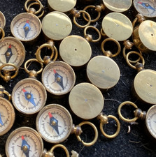 Vintage Handmade Brass mini compass collectible gift lot of 500 pieces