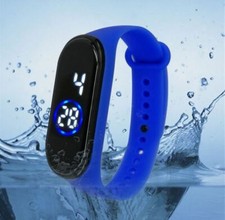 Orologio Sportivo Digitale Fitness Jogging  LED Blue
