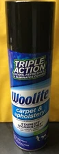 Woolite Carpet Upholstery Triple Action Foam Cleaner Odor Stain Remover 12oz NEW
