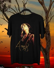 Inspired Amy Winehouse Signature Gift For Friend Black Shirt