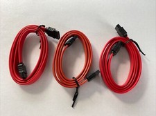 Supermicro 24 inch/2 foot SATA3 Cable - Red lot of 3 CBL-0044L