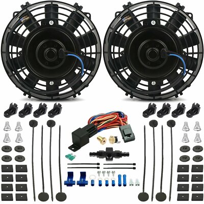 180F TRANSMISSION OIL COOLER FAN THERMOSTAT SWITCH KIT 6AN IN