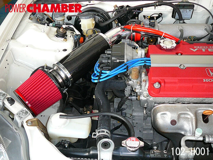 ZERO1000 POWER CHAMBER T-2 RED For HONDA CIVIC COUPE EJ1 102-H001