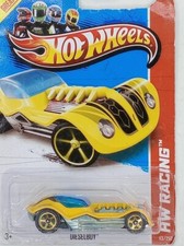Hot Wheels Dieselboy HW Racing 2013 Series #X1748 New NRFP Yellow 1:64
