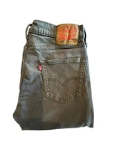 Levi Strauss 505 Mens Regular Fit Straight Leg  Jeans Tag Size 33x32 Gray