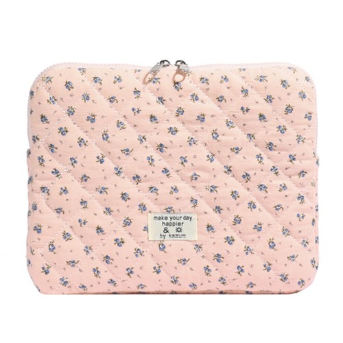 Laptop-Hülle mit Blumenmuster gesteppt schützende Laptop-Hülle für 11–15 Zoll La - Bild 13 von 24