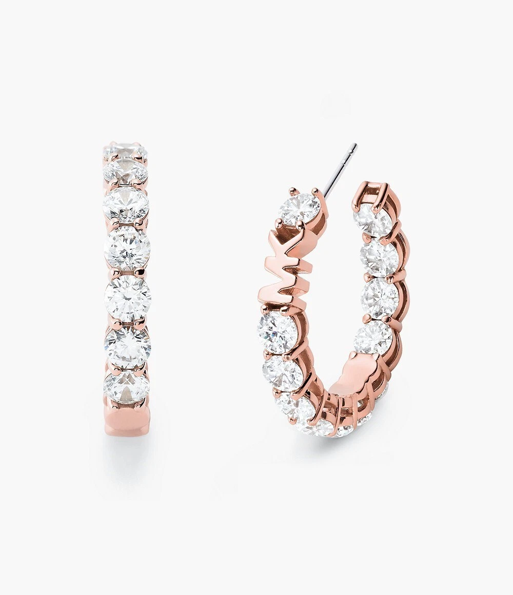 MICHAEL KORS Ohrringe Creolen MKJ7312791 NEU rose gold Ohrringe | eBay 