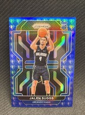 2021-22 PRIZM BASKETBALL JALEN SUGGS BLUE 75TH SP ROOKIE MAGIC