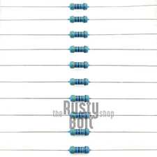 Resistors - 1/4 w (0.25 watt) - 4.7K ohm - 1% Tolerance - Metal Film - New