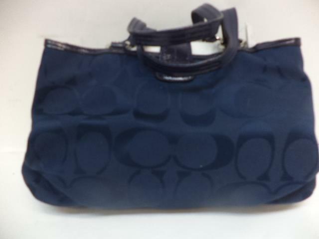 blue coach purses