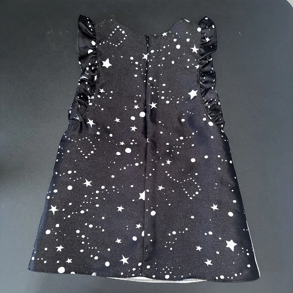 Vestido Pippa & Julie X Disney Niñas Jóvenes Mickey And Minnie Space Línea A Talla 2T Foto 3 de 4