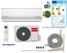 Split Klimaanlage nippon 12000 BTU 3,5kW R32 Klimagerät 5m CU-Leitung …