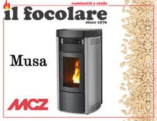 STUFA A PELLET MCZ MUSA HYDRO MATIC 24 R  VENTILAZIONE  PELLET STOVE