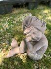 Mermaid Cement Concrete Stone Unpainted Nautical DecorDecor Garden Decor New