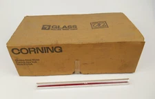 Corning Pyrex Redline Gage Glass 9-1/4" x  5/8" Lot of 2