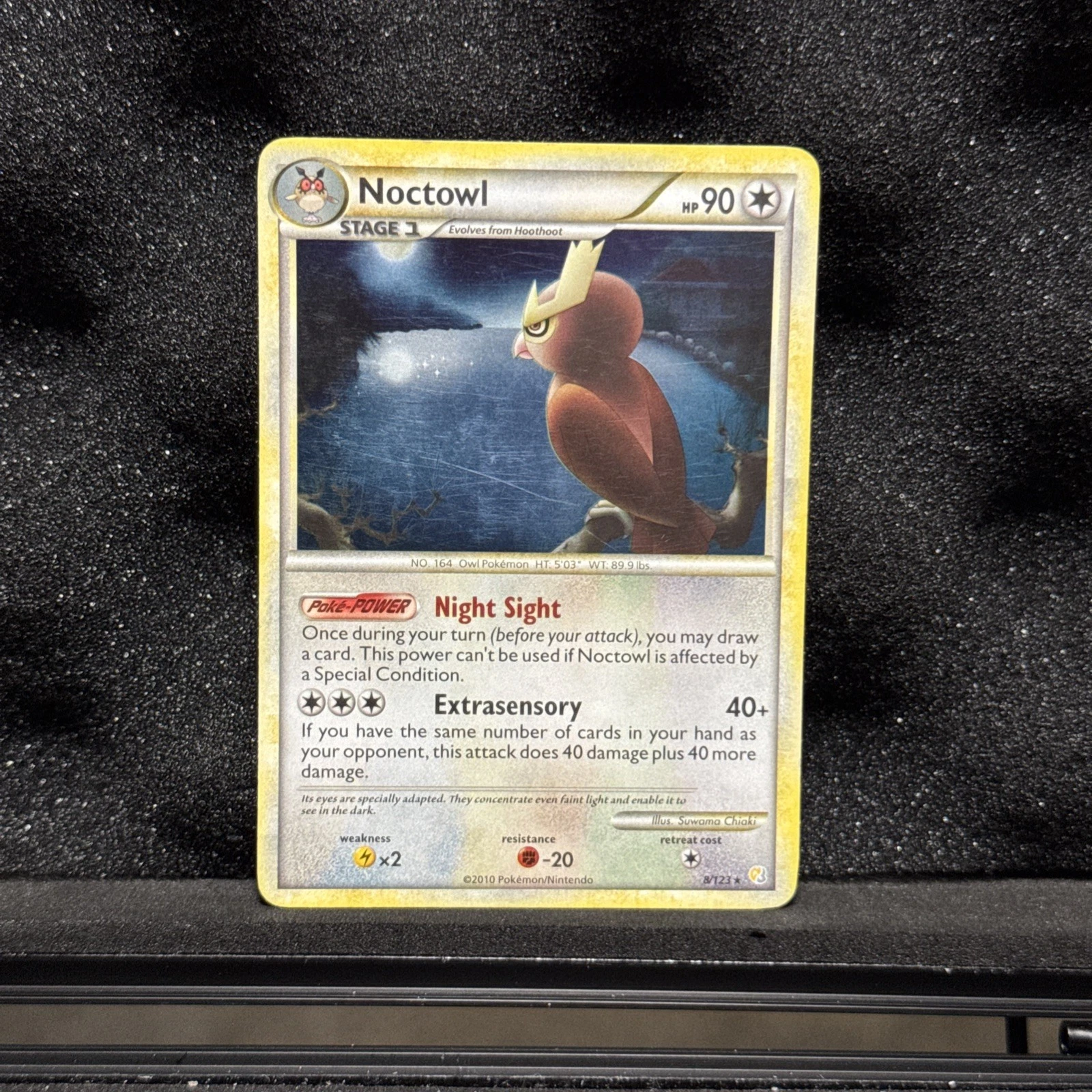 Pokemon (Noctowl) Heartgold Soulsilver Holofoil