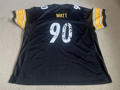 TJ Watt #90 Pittsburgh Steelers Black Jersey 3XL XXL USED