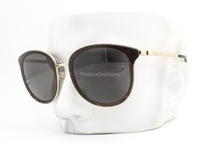 Michael Kors Adrianna Bright Sunglasses MK 1099B Brown Havana MK Gold with Case