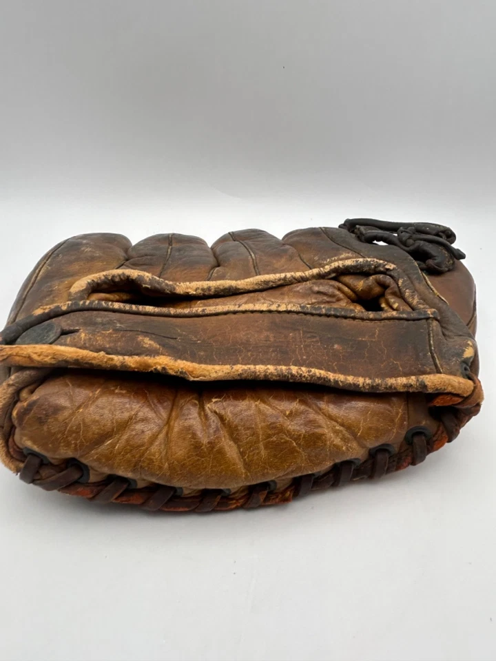 Guante de béisbol Marathon Stan Musial modelo profesional años 40, derecho, dedo dividido Foto 4 de 4