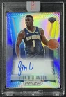 ZION WILLIAMSON 2021-22 PANINI PRIZM FLASHBACK SIGNATURES PRIZMS SILVER AUTO