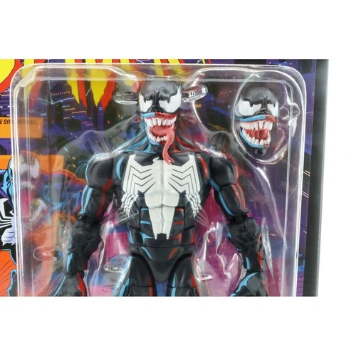 Marvel Legends Venom Figure 6" Cel-Shaded Retro Card Animated Hasbro F0199 image 3
