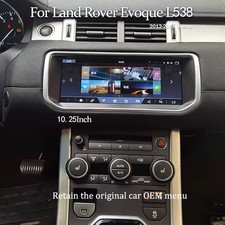 10.25" CarPlay Für Land Rover Range Rover Evoque 12-20 Android 13 Autoradio 64G