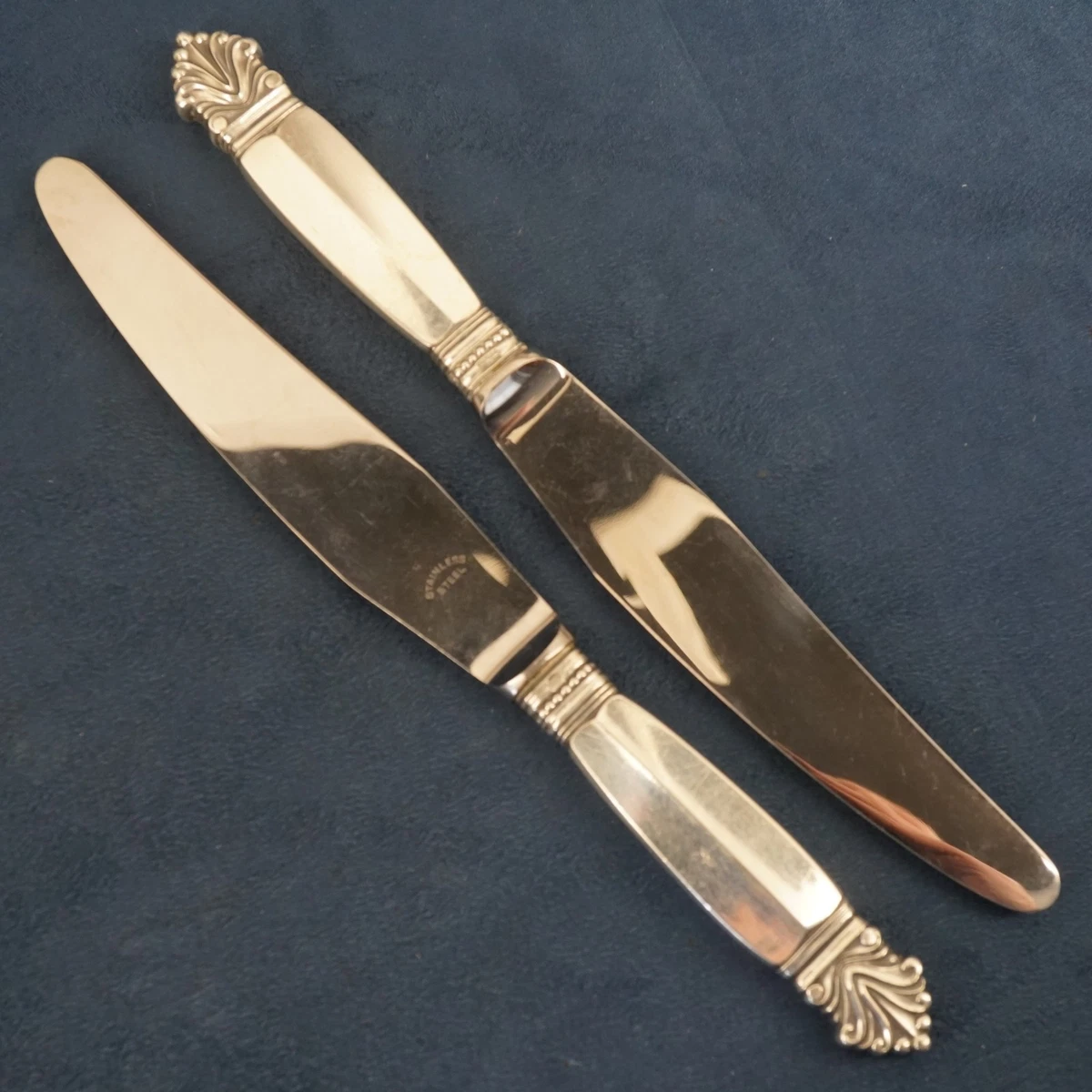 2本セット ジョージジェンセン アカンサス ナイフ スターリング アンティーク Georg Jensen Acanthus Silver Antiques for sale | eBay
