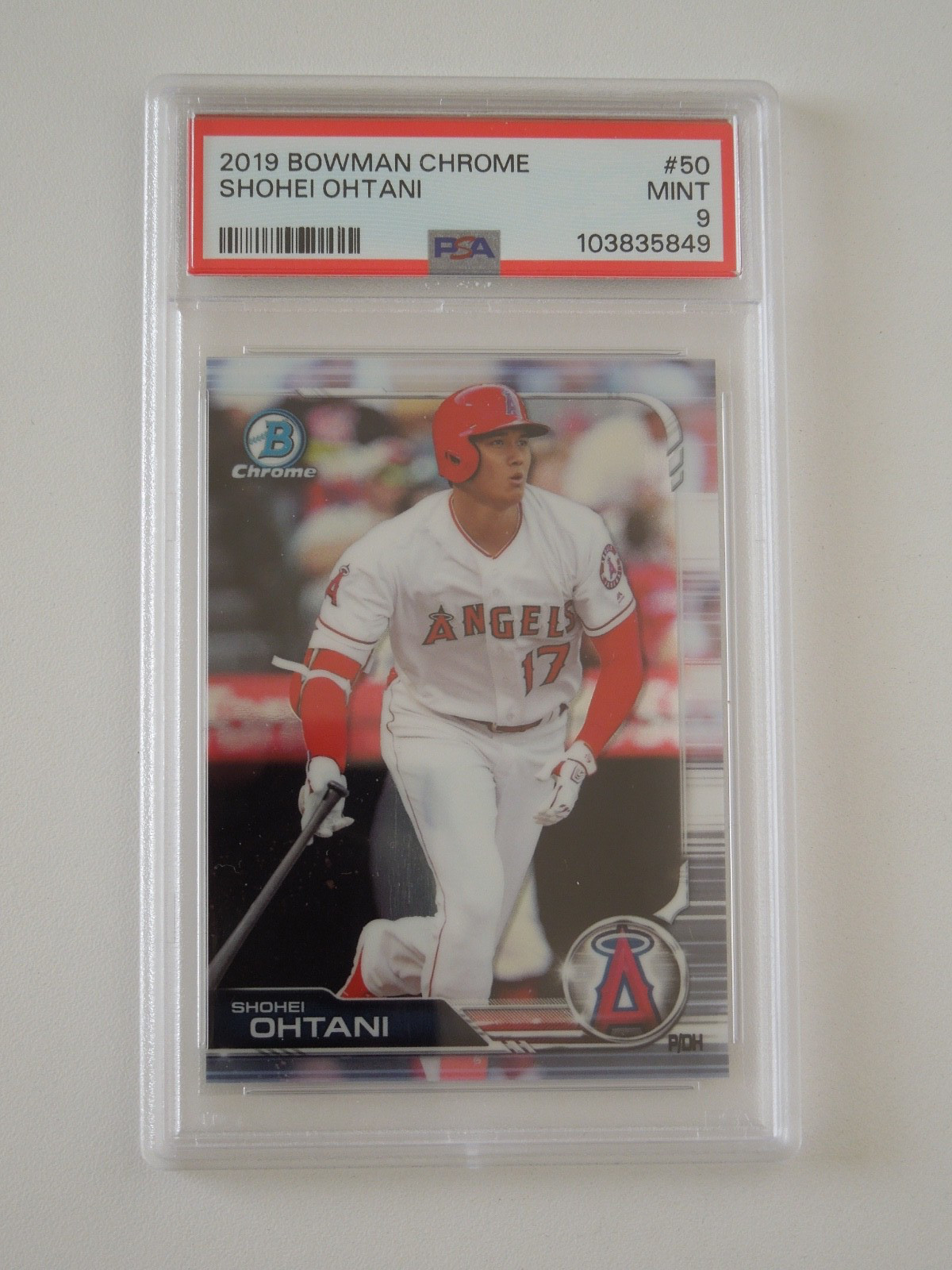 2019 Bowman Chrome #50 SHOHEI OHTANI PSA  9 MINT
