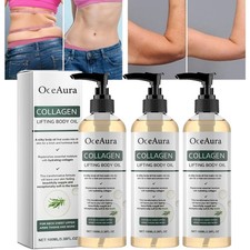 3Pack Collagen Lifting Body Oil Firming Anti Aging Wrinkles Scars  Stretch Mark