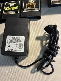 Coleco Vision Console 2 Controllers 25 Games Tested Please Read Vintage
