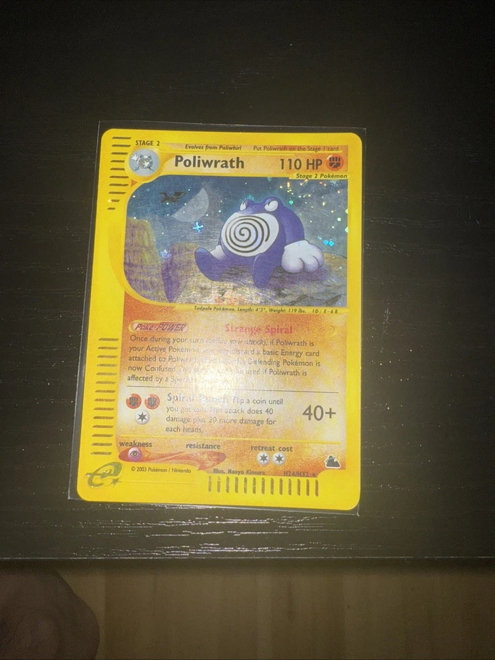 Poliwrath H24/H32 Skyridge Holo - Image 3 of 4