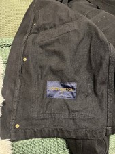 XL Louis Vuitton Black Monogram Denim Jacket Price: 1,200 OBO