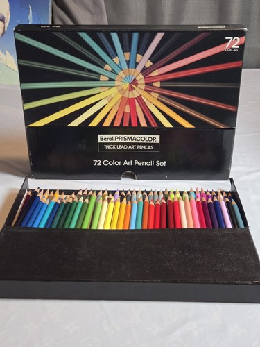 vintage Berol Prismacolor Thick Lead Art Pencil Set, manufactured in the USA