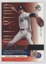 2004 SP Authentic All-Star Moments 416/999 Catfish Hunter #152 HOF oh4