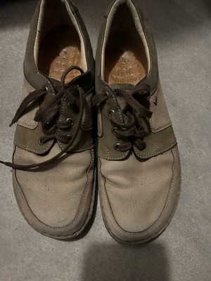 Finn Comfort Herrenschuhe, Größe 42, Grau Nubuk